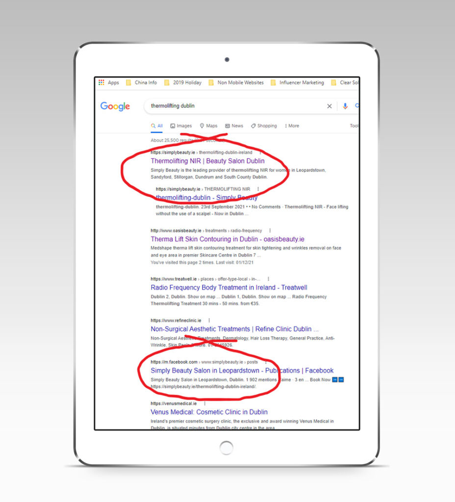 SEO Marketing Results