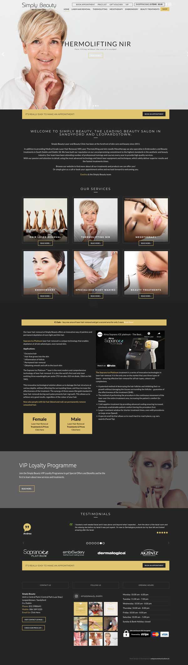 Trim4Hair Beauty Salon Project