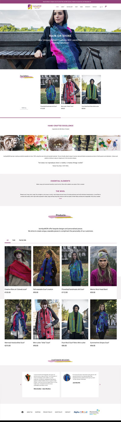 fashion website design