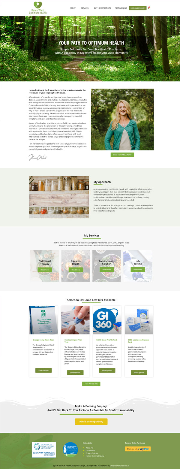 holistic website design
